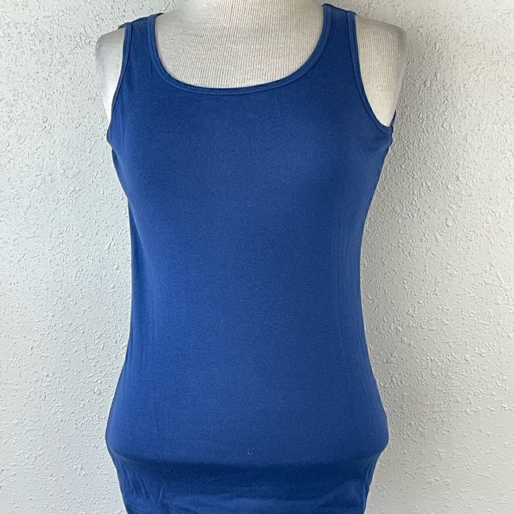 Pre-Owed PBX Basics Womens Blue Tank Top Size M